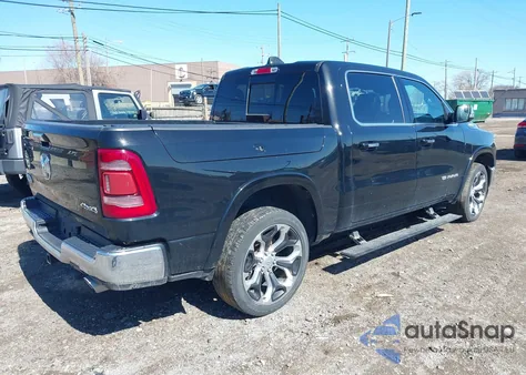 2019 Ram 1500 Longhorn 4X4 5'7 Box z USA, uszkodzony, nr VIN 1C6SRFKT5KN700506